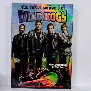 Wild‎ Hogs DVD Movie John Travolta Tim Allen Widescreen Holographic Slipcover